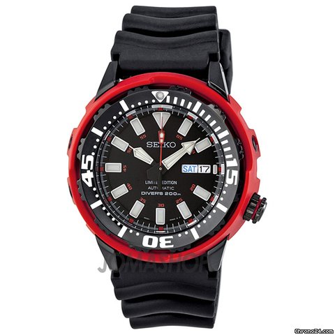 Seiko Superior Black/Red Limited Edition Mens Watch SRP233K1 watches