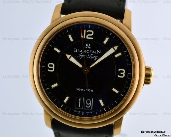 Blancpain Aqualung RG Big Date Rubber Strap 40MM Limited watches