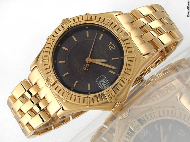Breitling Damen "SIRIUS" 750/- Gelbgold Quarz watches