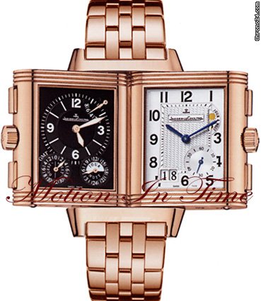 Jaeger-LeCoultre Reverso Grande GMT Rose Gold on Bracelet 8-Day Reserve watches