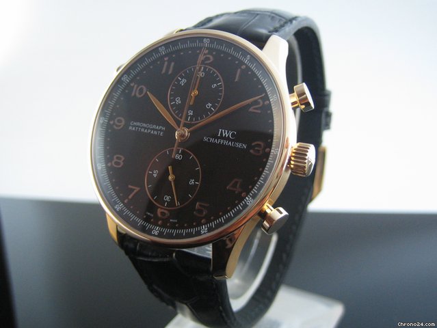 IWC Portugieser Chronograph Rattrapante Rotgold IW 3712-10 watches