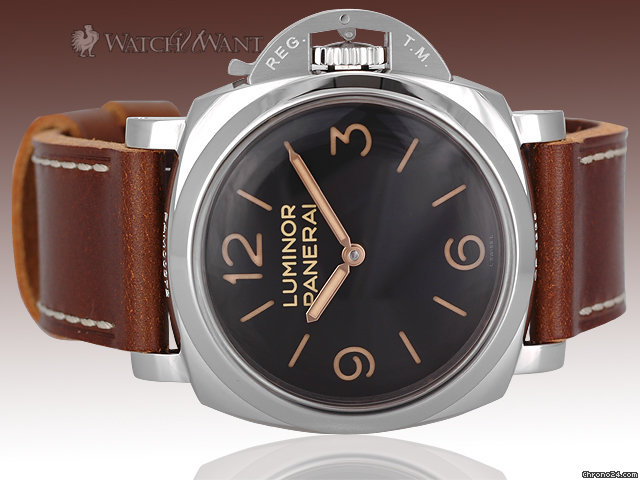 Panerai PAM 372 N - Luminor 1950 3 Days - 47mm Stainless Steel - Manufattura P.3000 3 Day Power Reserve - Brand New Special Edition Just Released - 47mm Dirty Brown Dial watches