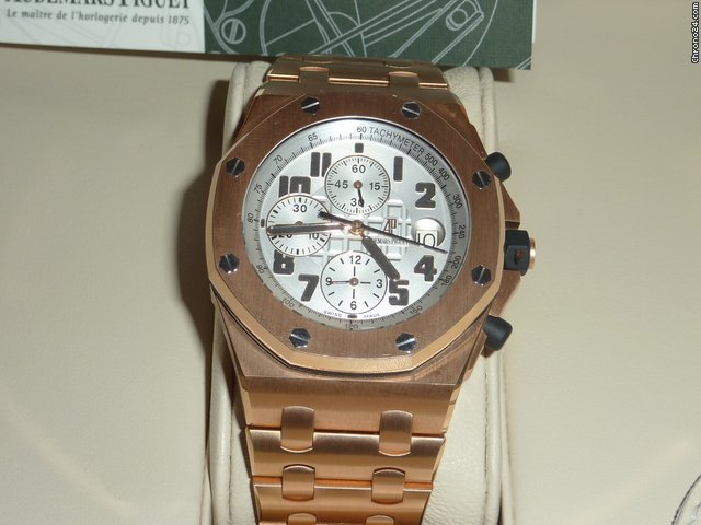 Audemars Piguet royal oak off shore pink gold watches