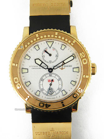 Ulysse Nardin 18k gold Marine Diver watches