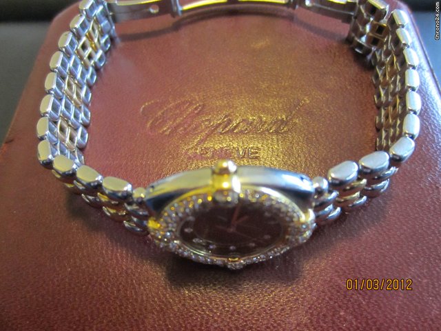 Chopard Gstaad 18K gold/steel and diamonds watches