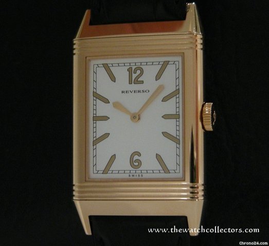 Jaeger-LeCoultre Limited Edition 500 pieces "Reverso 1931" Pink Gold Ultra Thin Full Set watches