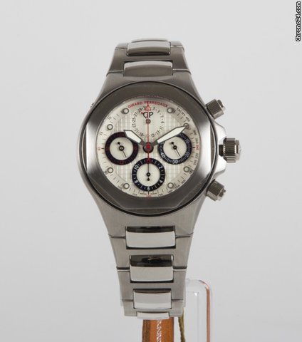 Girard Perregaux Laureato cronografo acciaio watches