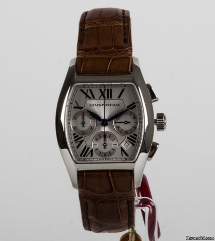 Girard Perregaux Richeville Chronograph crono acciaio watches