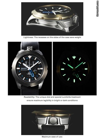 Seiko SPACEWALK SPRING DRIVE watches
