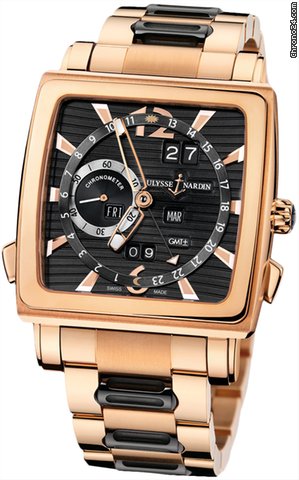 Ulysse Nardin Quadrato Dual Time Perpetual watches