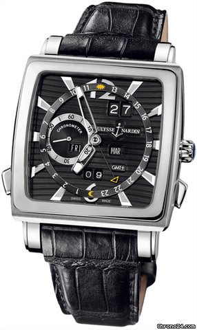 Replica Ulysse Nardin Quadrato Dual Time Perpetual Watch