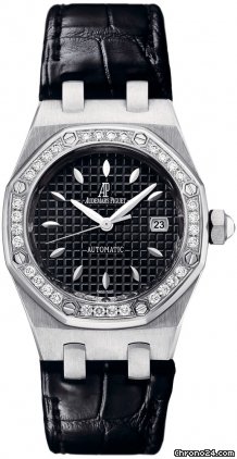 Audemars Piguet ROYAL OAK LADY - SS - BLACK - DIAMOND watches