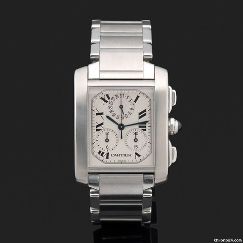 Cartier Tank Fran?aise Chronoreflex watches