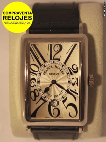 Franck Muller LONG ISLAND oro blanco watches