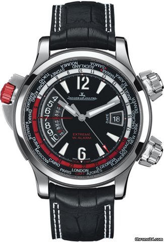 Jaeger-LeCoultre Master Compressor Alligator Leather Mens Watch Q177840 watches