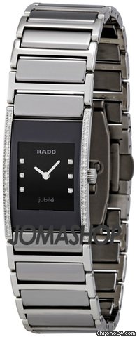Rado Integral Small Platinum Tone Diamond Dial Ladies Watch R20759752 watches