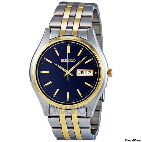 Seiko Day Date Blue Dial Two-tone Mens Watch SGGA16 watches