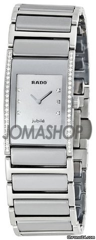 Rado Integral Silver Dial Diamond Ladies Watch R20733712 watches