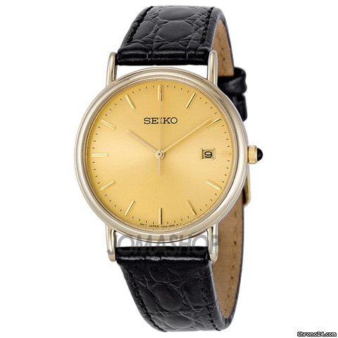 Seiko Champagne Dial Gold-tone Mens Watch SKK696 watches