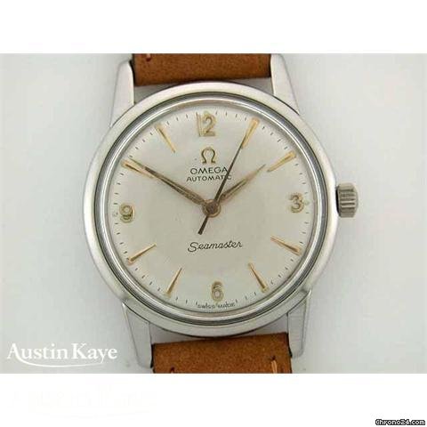 Omega Seamaster steel automatic on strap watches