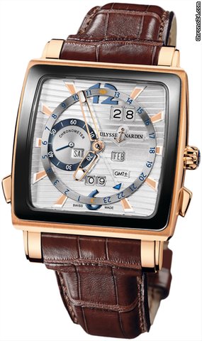 Ulysse Nardin Quadrato Dual Time Perpetual watches