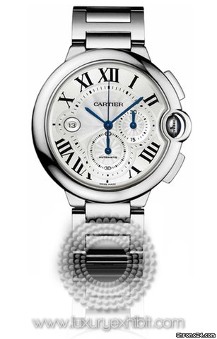 Cartier Ballon Bleu Stainless Steel Mens Watch W6920002 watches