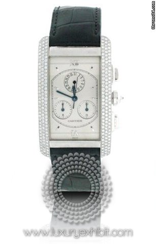 Cartier Mid Size Tank Amaricaine Diamonds WB7019K2 watches