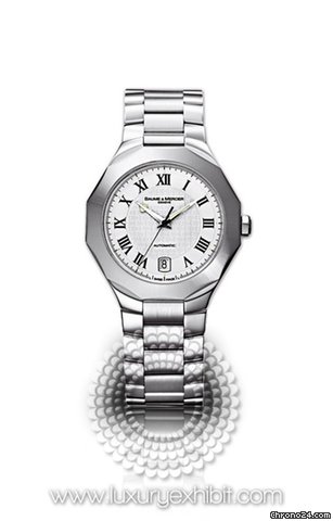 Baume & Mercier & Riviera Classic Polished/satin-finished steel Mens Watch MOA8593 watches