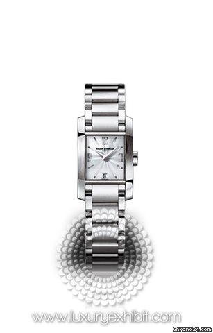 Baume & Mercier & Diamant Polished Satin-Finished Steel Ladies Watch MOA8568 watches