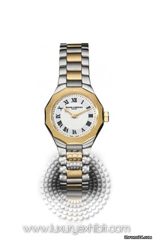 Baume & Mercier & Riviera 18kt Yellow Gold And Stainless Steel Ladies Watch MOA8524 watches