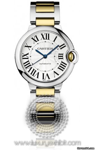 Cartier Ballon Bleu Stainless Steel and Gold Unisex Watch W6920047 watches