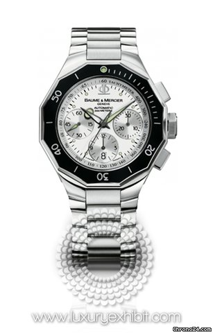 Baume & Mercier & Riviera Sport Polished/Satin-finished steel Men's Watch MOA8724 watches