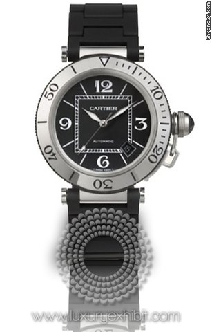 Cartier Pasha Seatimer Stainless Steel Mens Watch W31077U2 watches