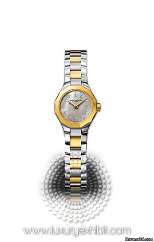 Baume & Mercier & Riviera LADIES Polished/Satin-finished two-tone Ladies Watch MOA8718 watches