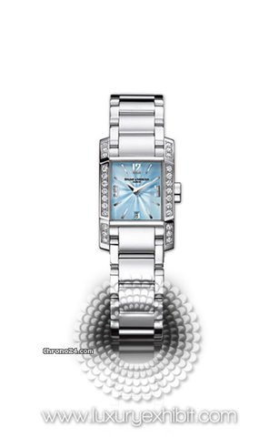 Baume & Mercier & Hampton Milleis Stainless Steel Case With Diamonds Ladies Watch MOA8719 watches