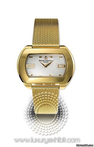 Baume & Mercier & Hampton City 18kt Yellow Gold Ladies Watch MOA8338 watches