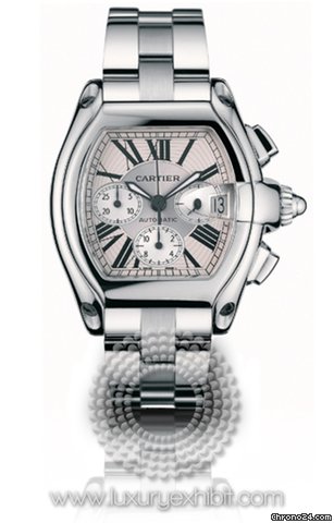 Cartier Roadster Stainless Steel Mens Watch W62019X6 watches