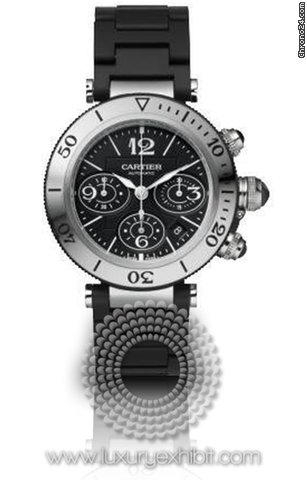 Cartier Pasha Seatimer Stainless Steel Mens Watch W31088U2 watches