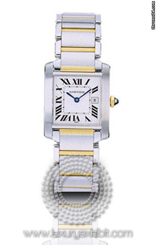 Cartier Tank Francaise 18kt Yellow Gold And Stainless Steel Unisex Watch W51012Q4 watches
