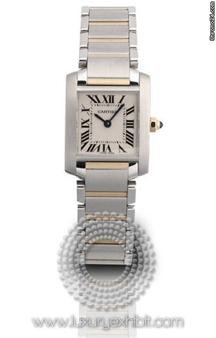 Cartier Tank Francaise 18kt Yellow Gold and Stainless Steel Ladies Watch W51007Q4 watches