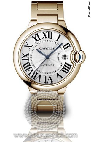 Cartier Ballon Bleu 18k Rose Gold Mens Watch W69006Z2 watches