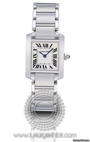 Cartier Tank Francaise Stainless Steel Ladies Watch W51008Q3 watches