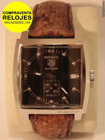 TAG Heuer MONACO con esfera de brillantes watches