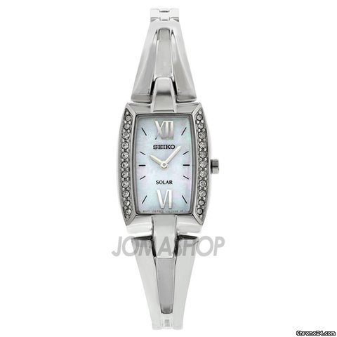 Seiko Solar Tressia Swarovski Crystal Stainless Steel Ladies Watch SUP083 watches