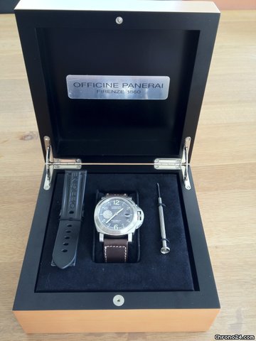 Panerai Luminor Marina PAM 86 Automatik Revision Neu Stahl Datum watches
