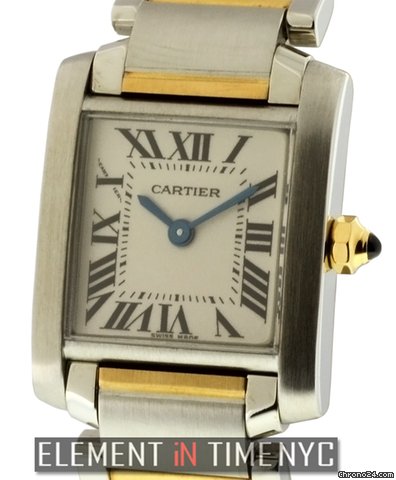 Cartier Tank Francaise Ladies 20mm Silver Dial W51007Q4 watches