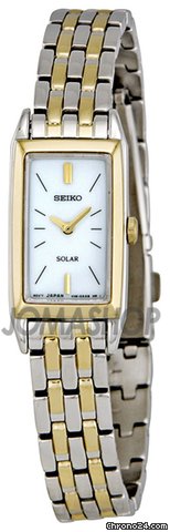Seiko Solar Quartz Two-tone Ladies Watch SUP028 watches