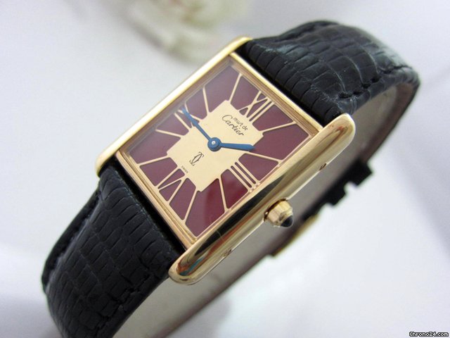 Cartier Tank seltenes Zifferblatt watches