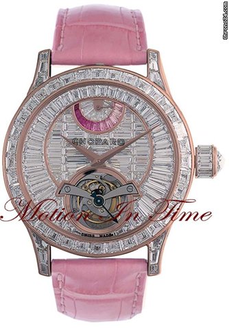 Chopard L.U.C. Tourbillon Rose Gold Baguette Diamond Limited Edition watches