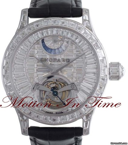 Chopard L.U.C. Tourbillon Platinum Baguette Diamond Limited Edition watches